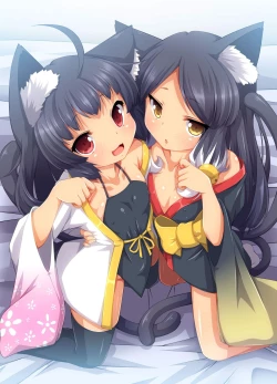 Page 27 of Tsundere Neko Shimai no Zenshin Gohoushi SEX ~ Goon wa Watashitachi no Karada de Okaeshi Itashimasu