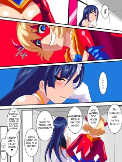 Page 35 of Hero no Yuuutsu Routine Choukyou Hen Kouhen Futari no Onna Kanbu ni Amayakasare Sagesumasareru Shota Hero | Hero's Routine Breakdown Training Part 2