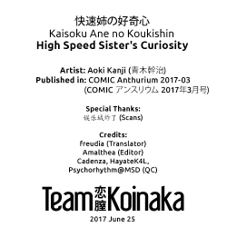 Page 19 of Kaisoku Ane no Koukishin | High Speed Sister's Curiosity