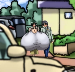 Page 33 of Tonari no Heya no Chounyuu Oneenichijuu Ecchi Suru Hanashi