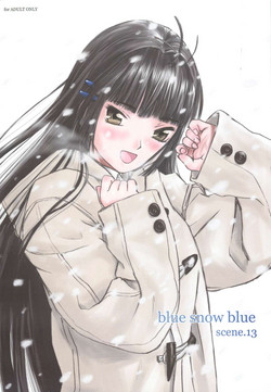 Download blue snow blue scene.13