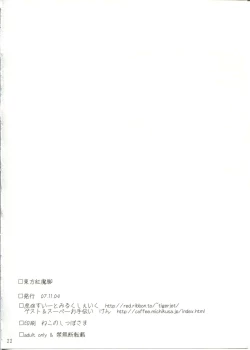 Page 22 of →↓+K Touhou Kou Ma Kyaku