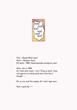 Page 23 of Namaiki Sugin zo Maidsama!