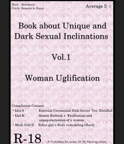 Page 1 of Book about Narrow and Dark Sexual Inclinations Vol.1 Uglification