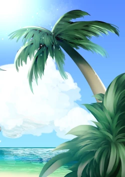 Page 17 of Natalia to Private Beach de H suru Hon