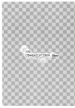 Page 23 of BAD COMMUNICATION? Diary