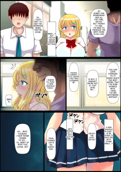 Page 39 of Blond Joshi Ryuugakusei Tanetsuke Press Namahame Taiken