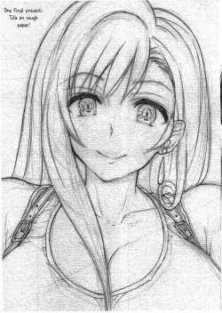 Page 28 of Futanari Doutei Tifa SanInran Mesuchinpo Kairaku Ochi + Paper