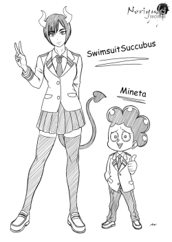 Page 1 of SwimsuitSuccubus x Mineta