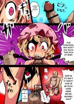 Page 9 of Flandre ga Debu Otoko ni Okasare te Bokkoboko ni sareru Hon | The Flandre Getting Beaten Up And Raped By a Fat Man Book