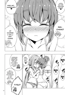 Page 13 of Sex Shinai to Derenai Tent ni Tojikomerareta NadeRin | Nade And Rin Were Trapped Inside Their Tent Unless They Had Sex