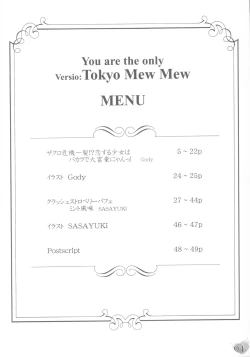 Page 3 of YOU ARE THE ONLY version:Tokyo mew mew