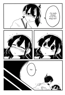 Page 28 of Akagi x Kaga Shinkon Shoya Anthology - 1st bite