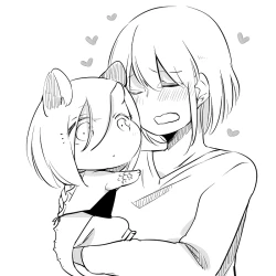 Page 159 of Bocchi Kaibutsu to Moumoku Shoujo