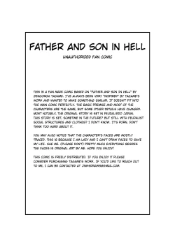 Page 1 of Father and Son in Hell - Unauthorized Fan Comic