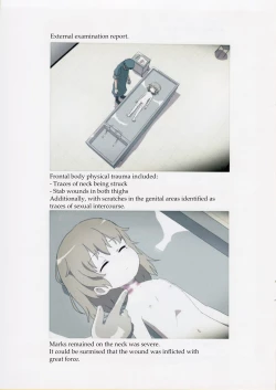 Page 4 of Nishiogikubo Shoujo Satsugai Jiken Shihou Kaibou Kiroku | Nishi-Ogikubo Girl Murder Case Judicial Autopsy Report