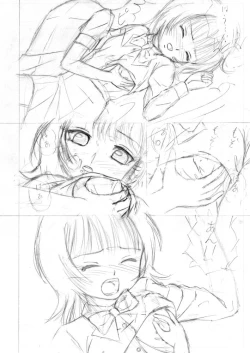 Page 8 of "Wandering Son" Doujinshi Draft