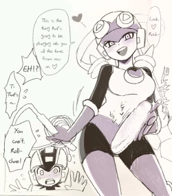 Page 1 of Exe Futanari Dark Roll chan x Rockman