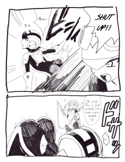 Page 2 of Exe Futanari Dark Roll chan x Rockman