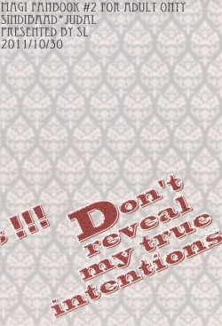 Page 2 of Don't reveal my true intentions!