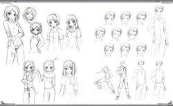 Page 154 of Natsu no Ame Visual Fanbook