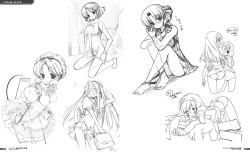 Page 129 of Cafe Sourire Visual Fanbook