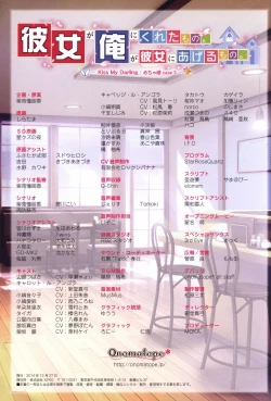 Page 61 of Kanojo ga ore ni kureta mono. Ore ga kanojo ni ageru mono. ILLUSTRATIONS