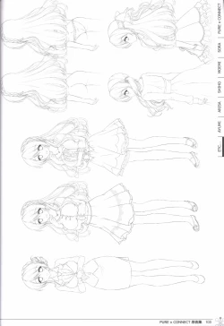 Page 103 of Pure x Connect illustration art book