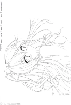 Page 104 of Pure x Connect illustration art book
