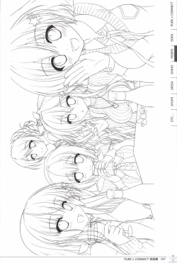 Page 27 of Pure x Connect illustration art book