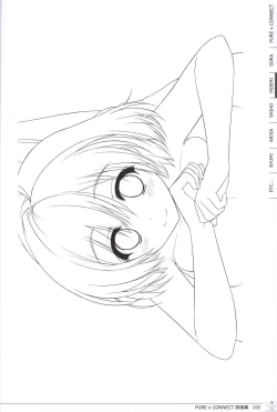 Page 35 of Pure x Connect illustration art book