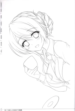 Page 40 of Pure x Connect illustration art book