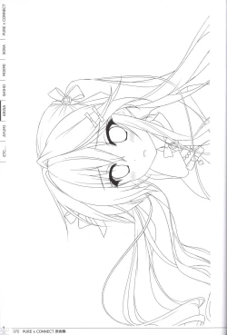 Page 70 of Pure x Connect illustration art book