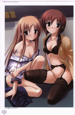 Page 17 of Shakkin Shimai＆Shakkin Shimai2 visual fanbook