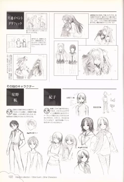 Page 123 of Kono Aozora ni Yakusoku official artbook