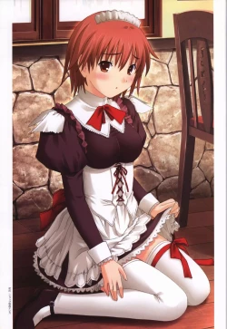 Page 21 of Kono Aozora ni Yakusoku official artbook