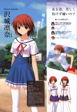 Page 31 of Kono Aozora ni Yakusoku official artbook