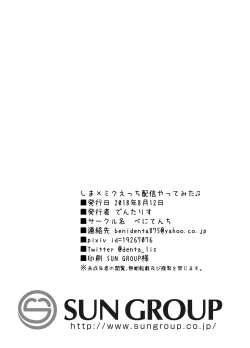 Page 22 of Shima x Miku Ecchi Haishin Yattemita