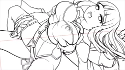 Page 154 of Netori GakuenRough Artbook