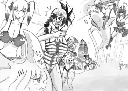 Page 35 of 正義のヒーローが爆乳おっぱいに洗脳されるまで 蛾怪人モルフォニア編