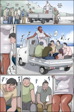 Page 7 of Sono Shima wa Makkuro ni Hiyake Shita Obasan-tachi no Seisokuchi de Aru