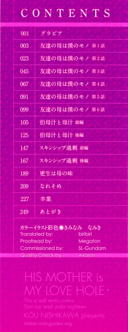 Page 3 of Tomodachi no Haha wa Boku no Mono - His Mother is My Love Hole