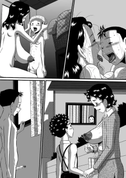 Page 99 of Mama no Karada wa Boku no Mono! Papa ni Kakurete Sex Zanmai!