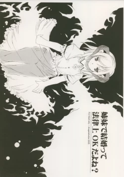 Page 1 of Shimai de Kekkontte Houritsujou OK dayone? | Is it legal for sisters to marry?