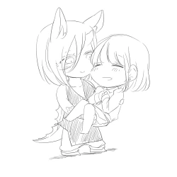 Page 141 of Bocchi Kaibutsu to Moumoku Shoujo