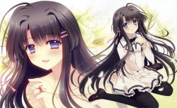 Page 15 of Tsuki ni Yorisou Otome no Sahou official visual fanbook