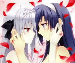 Page 50 of Tsuki ni Yorisou Otome no Sahou official visual fanbook