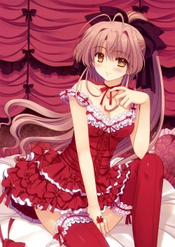 Page 18 of Tsuki ni Yorisou Otome no Sahou official visual fanbook