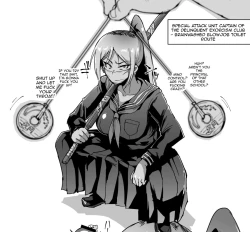 Page 16 of Kurokami Ponytail Tsurime JK Taimabu Rakugaki | Exorcism Club for Black Haired Girls with Ponytails