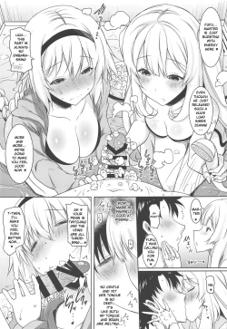 Page 8 of Kyonyuu Seijo to Ouhi ga Noukou na Shitawaza de Kurikaeshi Nuite Kureta Ato ni Honban Sasete Kureru Fellatio Fuuzoku